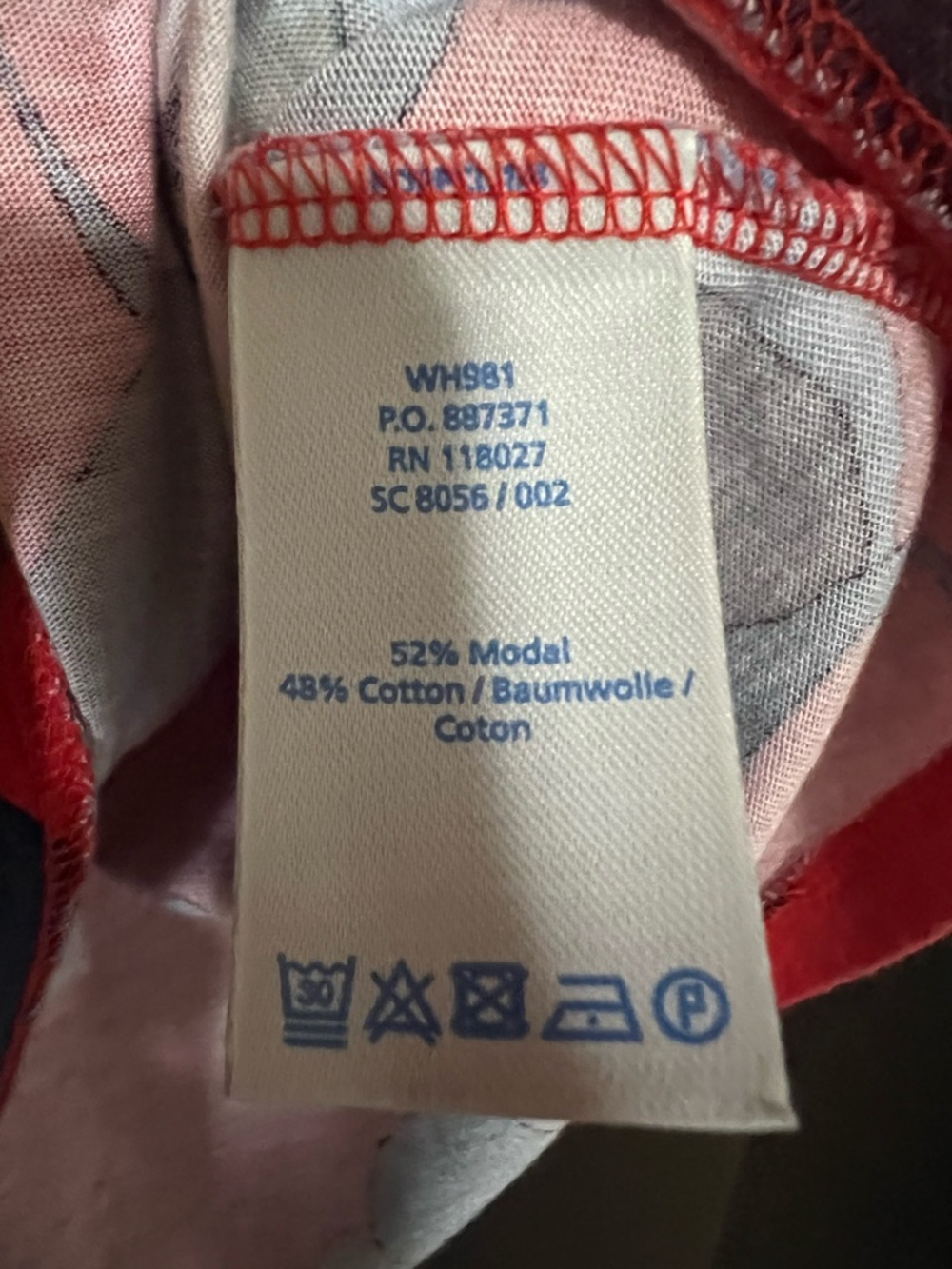 Boden Red, Blue and Pink Floral Print Dress 8R - Picture 4 of 4